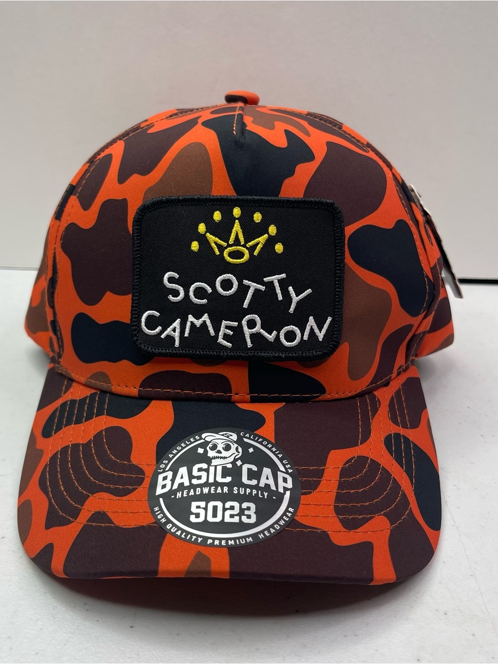 Basic Cap Scotty Cameron custom camo SnapBack